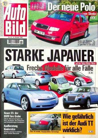 Deckblatt Auto Bild (42/1999)